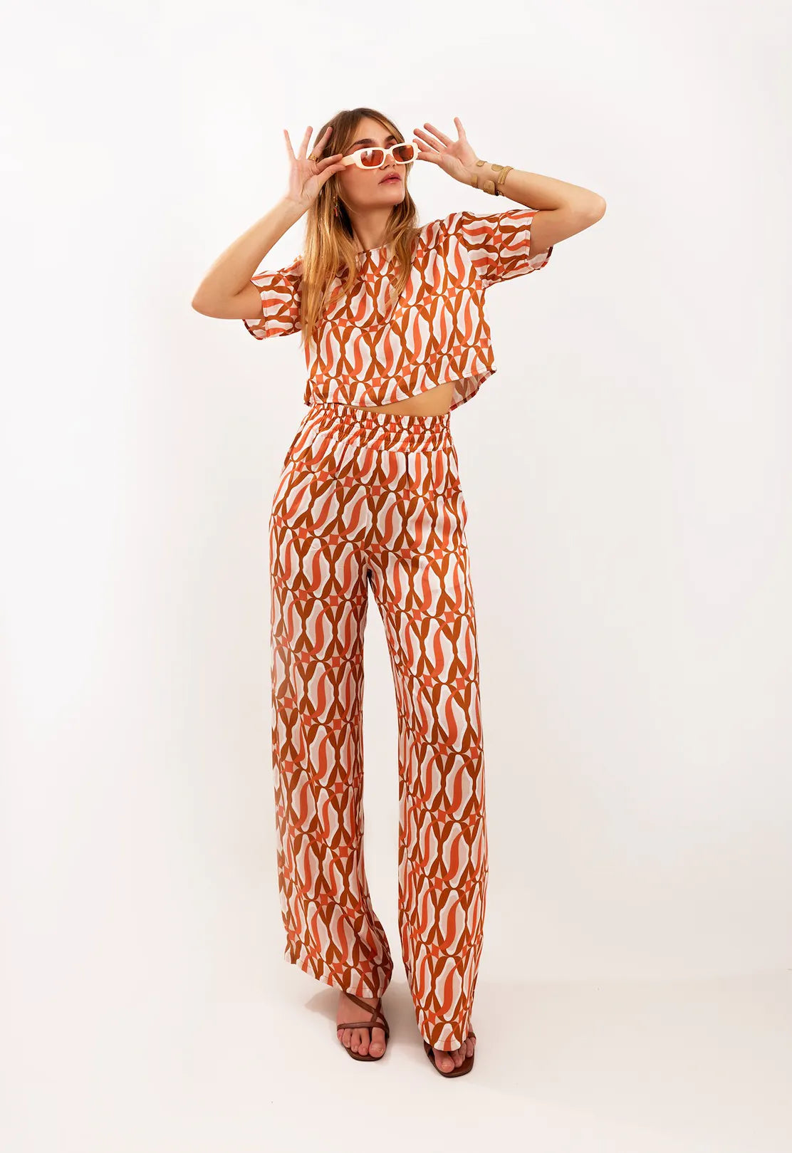 Cropped Hippie Blouse, Blouse, Pants, Damenbekleidung, Viskose, Attire Stories, Fashion Shop, Balèse