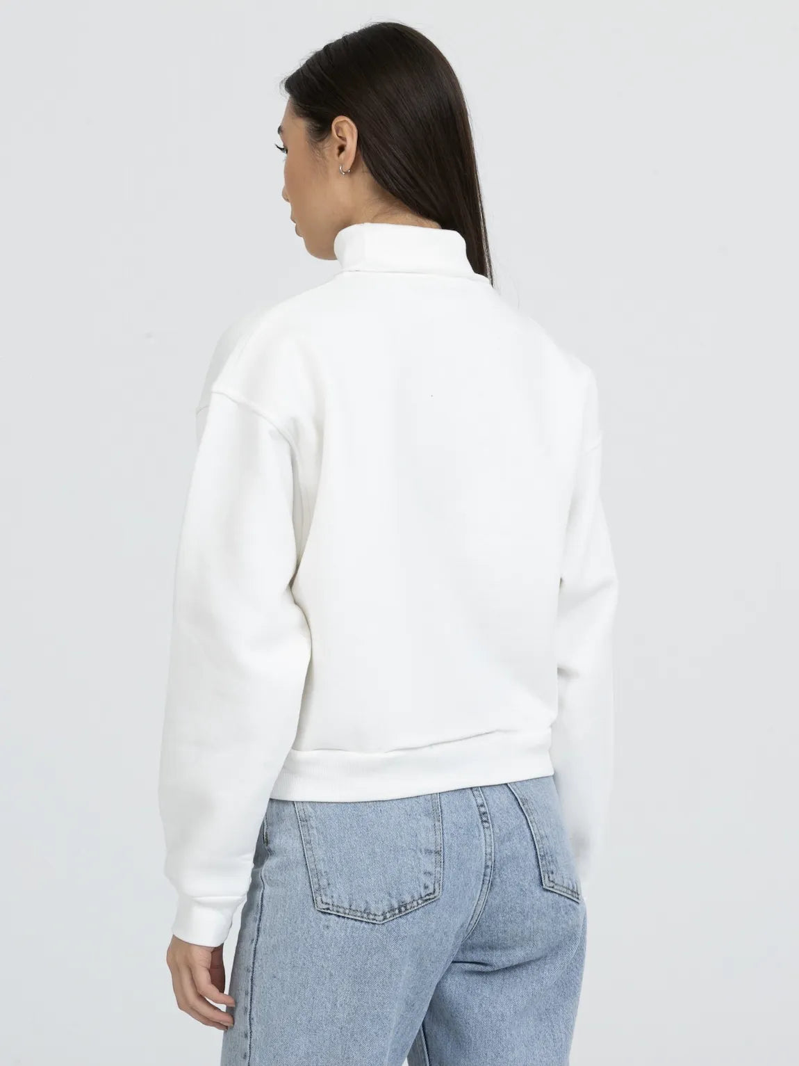 Sweatshirt mit Rollkragen