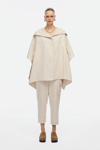 Poncho mit Kapuze