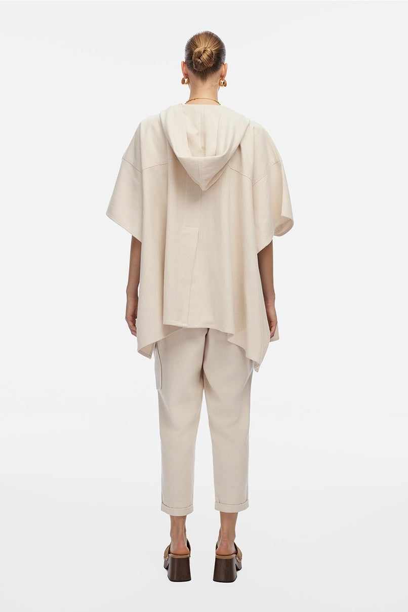 Poncho mit Kapuze