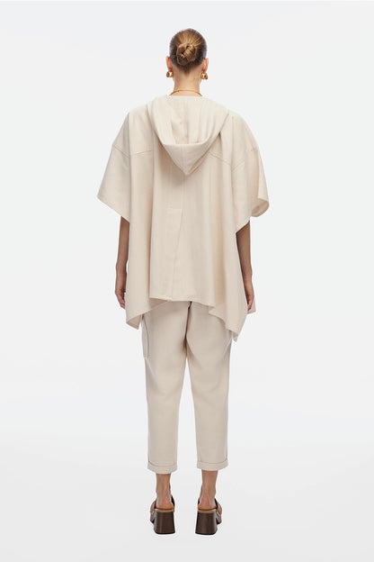 Poncho mit Kapuze
